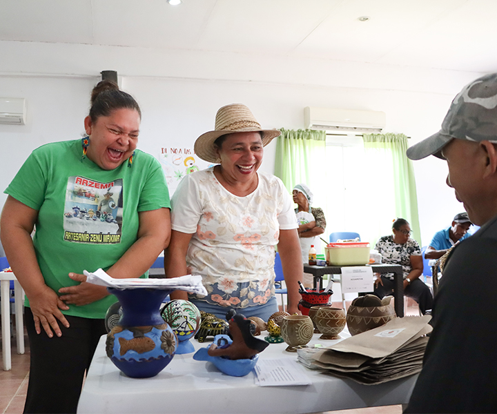 Ejercicio de preparación en Coveñas para la próxima feria del proyecto