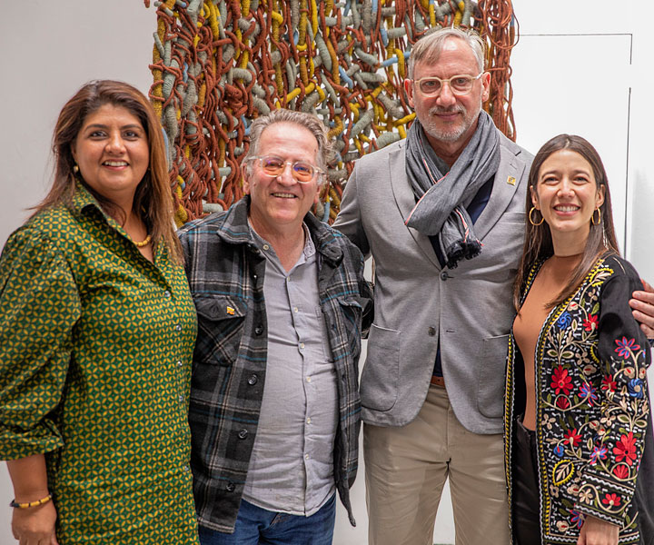 Subdirectora de Asuntos Globales, Luisa Hernández e invitados del proyecto GLOSOUTH