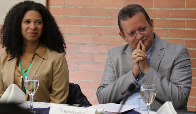 Padre Harold Castilla, cjm y Amalia Daché