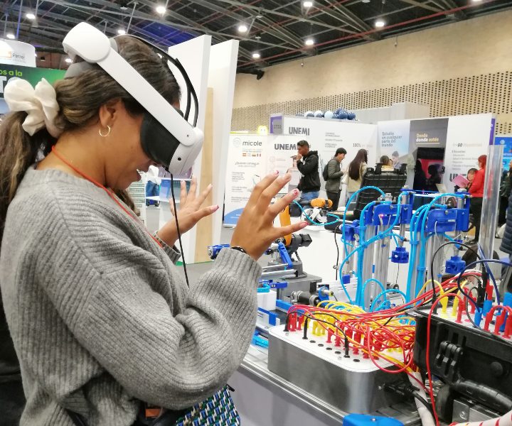 Foto de asistente en Edutechnia