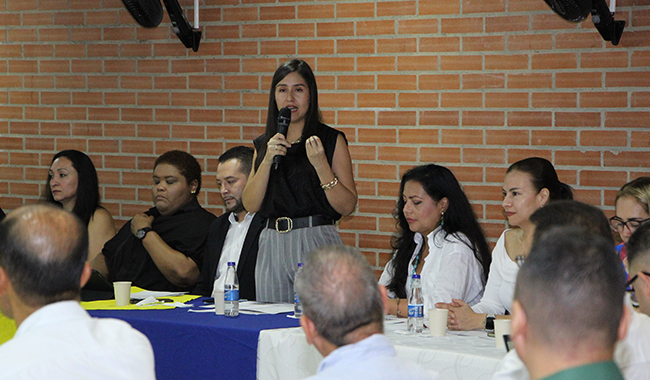 La Rectora Ángela María Giraldo expuso los beneficios de la educación en UNIMINUTO Centro Occidente