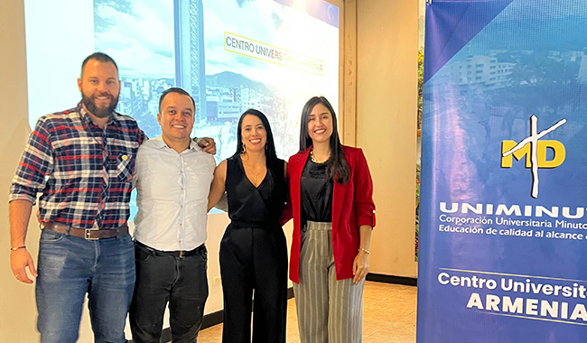 La Rectora de UNIMINUTO Centro Occidente acompaña a directivos en Armenia