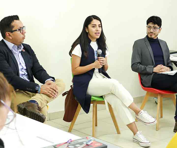 Invitados expertos del panel “Inversión de impacto: Tendencias y oportunidades”.