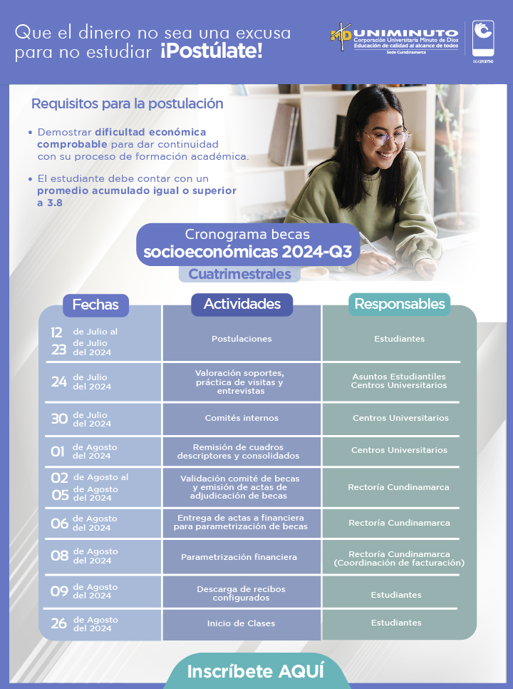 BECAS SOCIOECONÓMICAS S2-2024