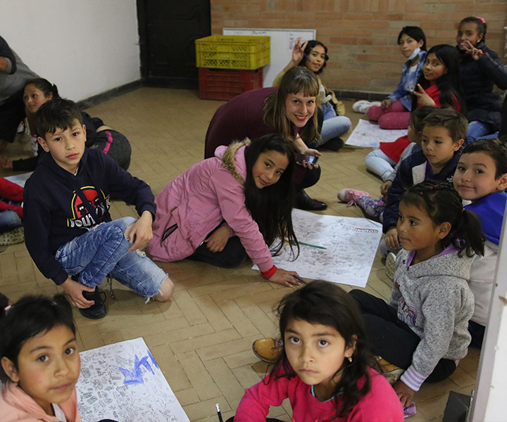 Proyecto Escuelita en Colombia impacta a 26  niños y niñas del municipio de Zipaquirá. 