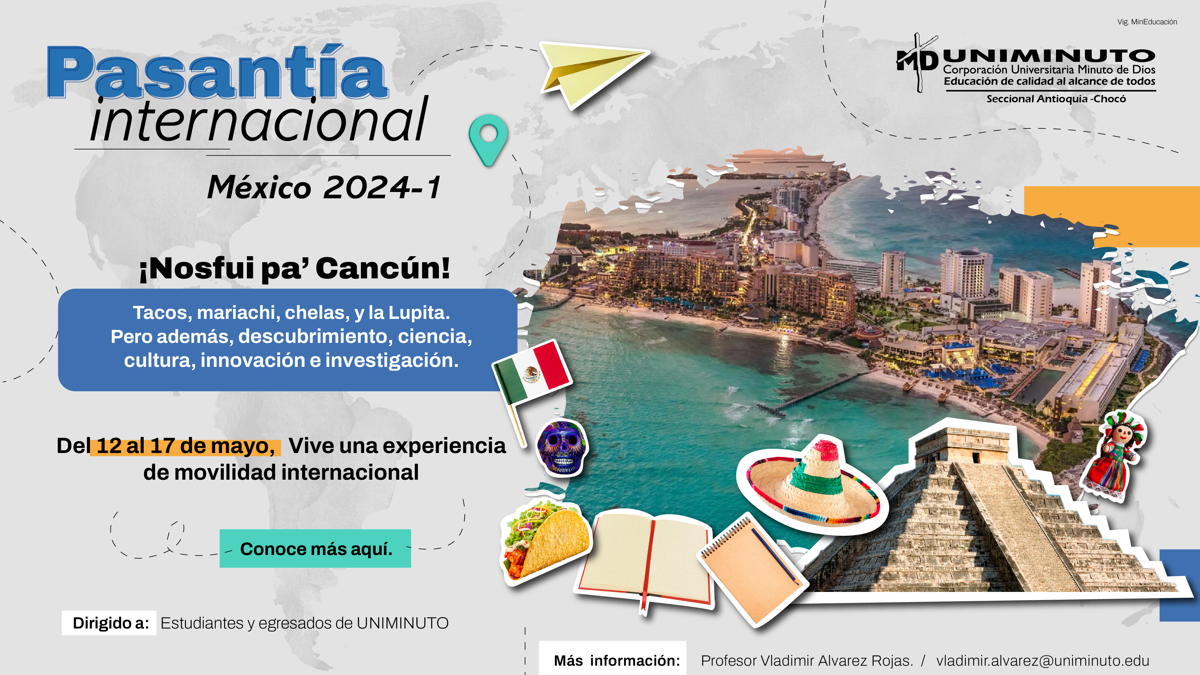 Pasantía académica a Cancún - México 