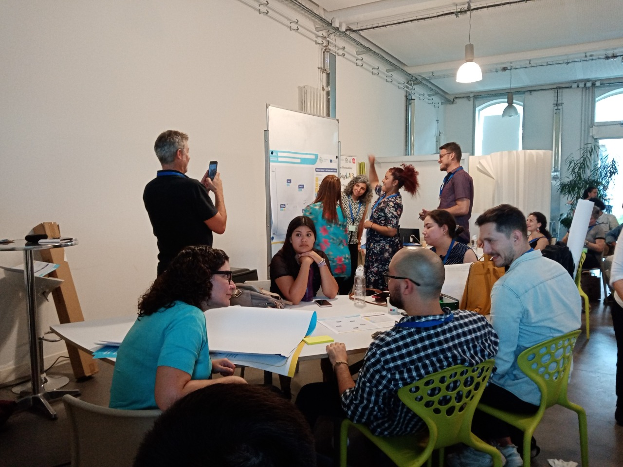 Asistentes del Taller Ideando modelos de negocio y canva social en el encuentro de universidades asociadas a ERASMUS+