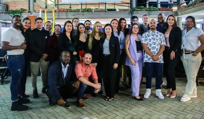 Asistentes del banquete del millón en UNIMINUTO. 