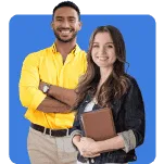 Estudiantes felices