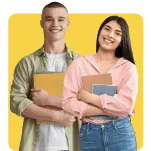 Estudiantes felices