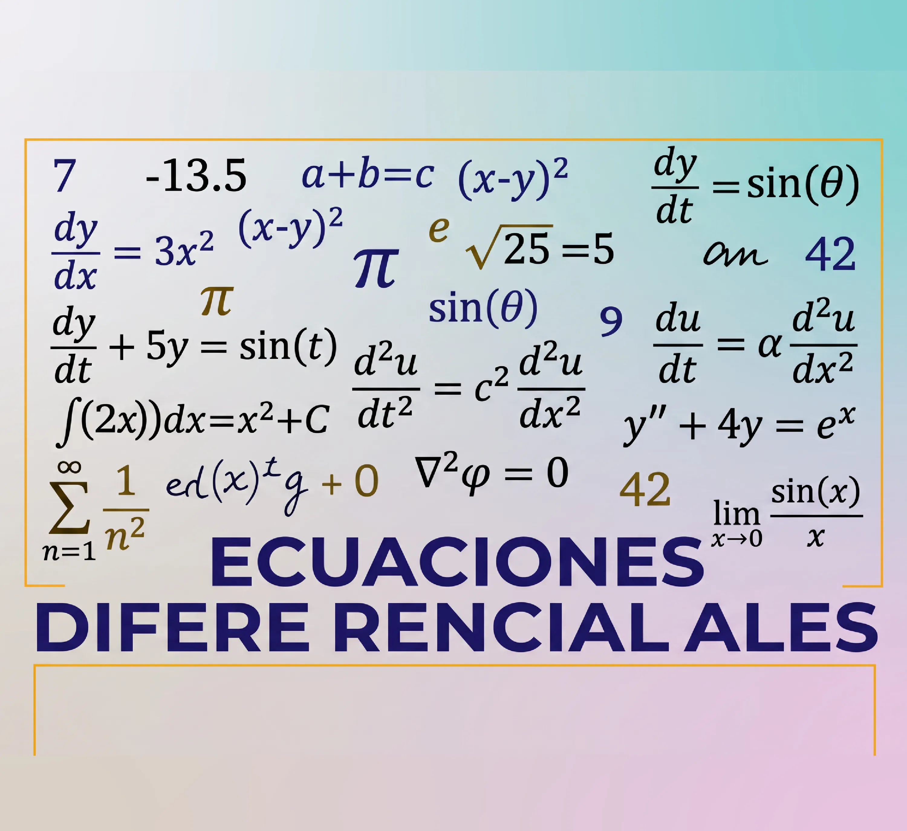 Ecuaciones diferenciales