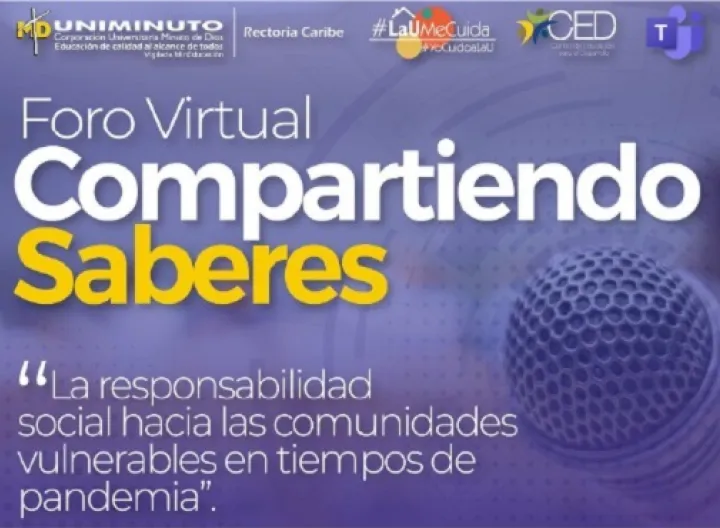Invitación oficial a la comunidad de estudiantes, docentes y administrativos a participar de del Foro Virtual Compartiendo Saberes.