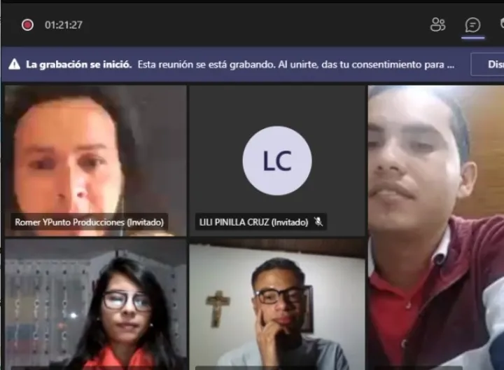 Algunos participantes del 4to Encuentro de Juventud Misionera Eudista