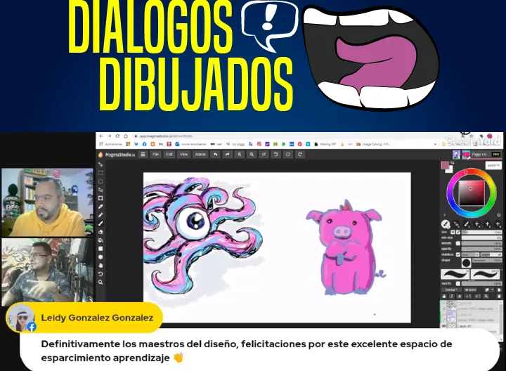 Diálogos Dibujados, espacio de conocimiento e interacción