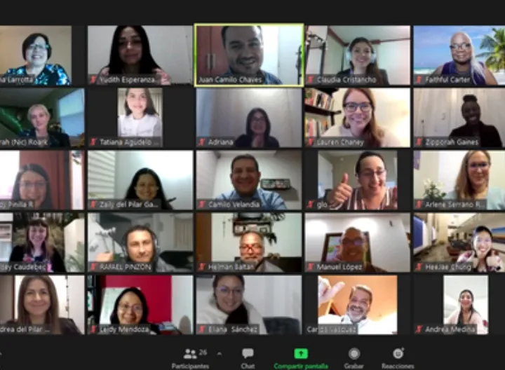 Participantes de la actividad Audioletter