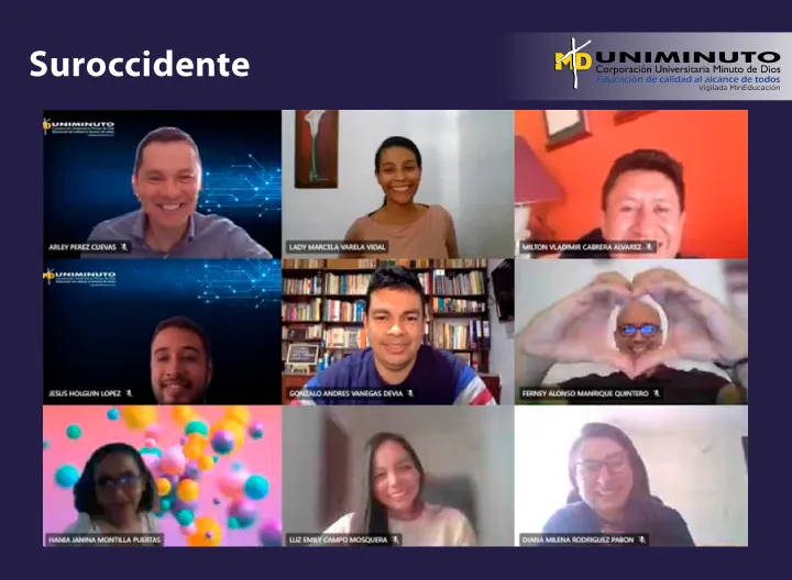 Celebración de cumpleaños de colabodores Rectoría Suroccidente