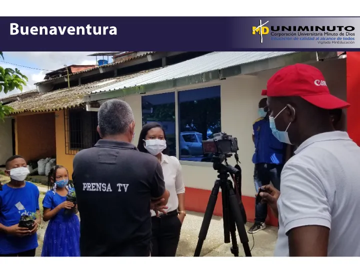 UNIMINUTO Buenaventura en medios de comunicación locales del puerto.