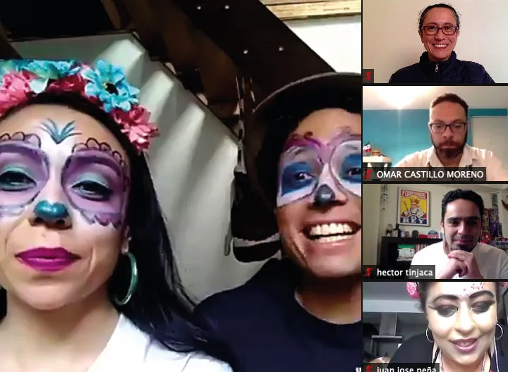 construcción de memoria desde las artes escénicas dentro de la formación de profesionales en la modalidad virtua