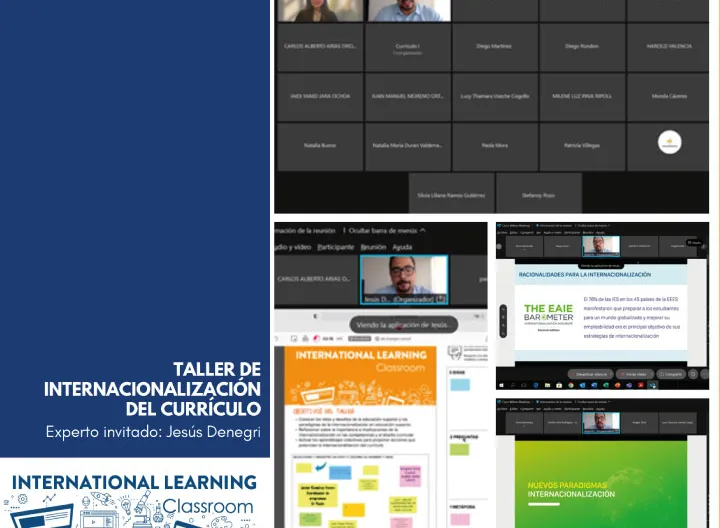 Taller Internacionalización del currículo - INTERNATIONAL LEARNING CLASSROOM