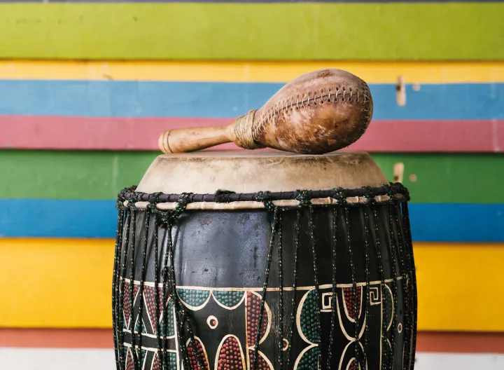 Tambora y maraca