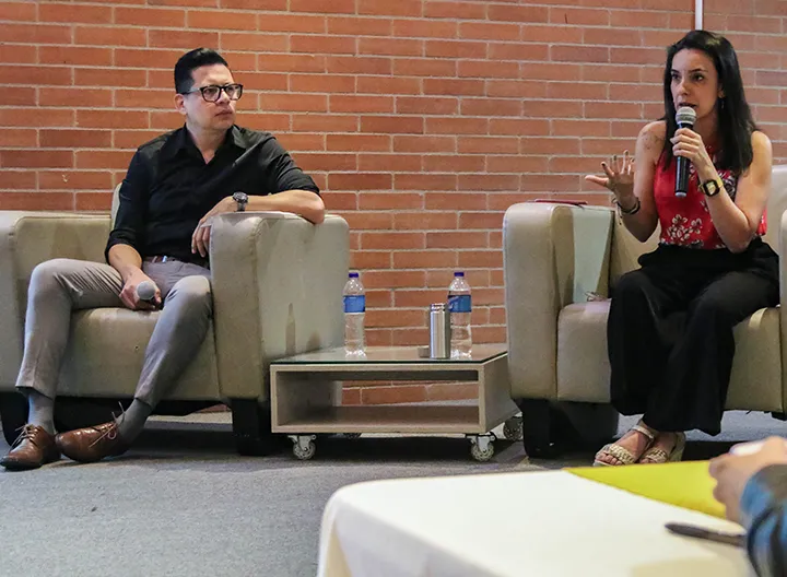 Docentes exponentes del coloquio de ciencias humanas en UNIMINUTO