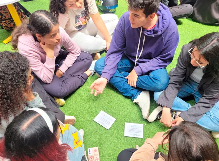 Estudiantes participando de la Semana Social UNIMINUTO