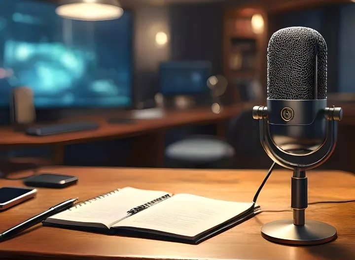 Micrófono para podcast