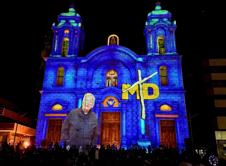 Plaza de Duitama frente a la iglesia 