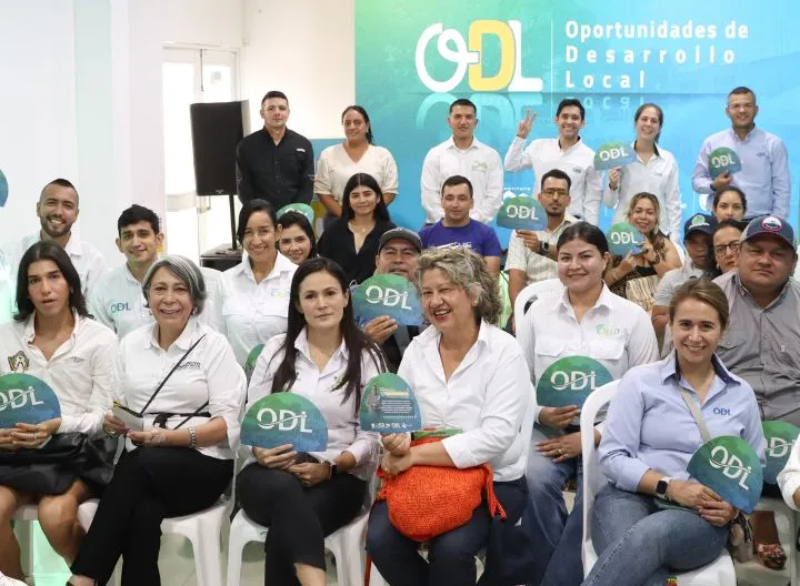 Participantes en laSocialización del programa “Oportunidades de Desarrollo Local” en el Centro de Innovación y Emprendimiento de los Llanos Orientales - CIELO, Puerto Gaitán (Meta).