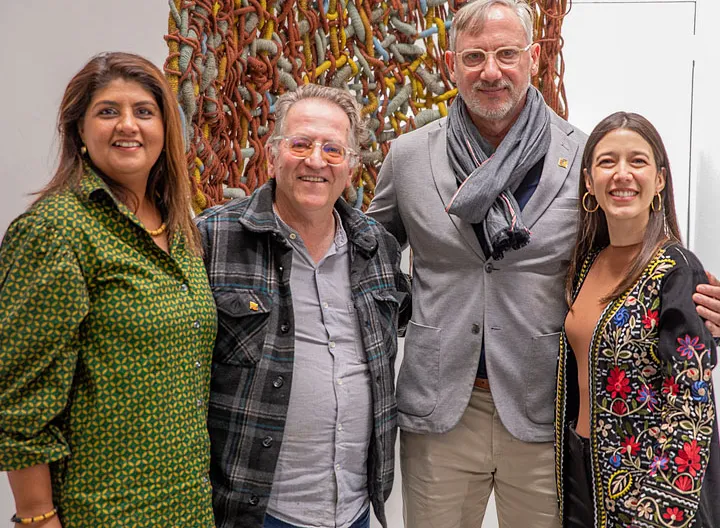 Subdirectora de Asuntos Globales, Luisa Hernández e invitados del proyecto GLOSOUTH