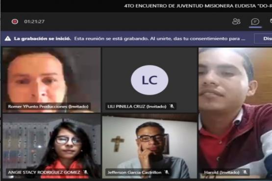 Algunos participantes del 4to Encuentro de Juventud Misionera Eudista