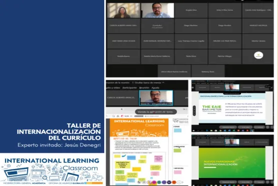 Taller Internacionalización del currículo - INTERNATIONAL LEARNING CLASSROOM