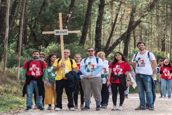 asistentes a la Jornada Mundial de la Juventud